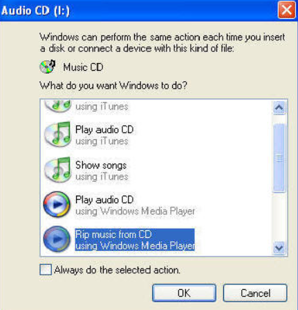 rip cd windows media player 12